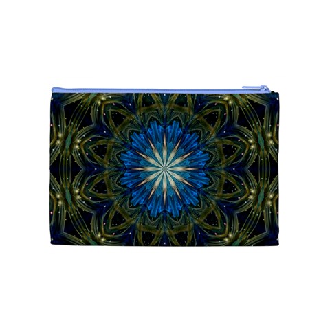 Bright Blue Star Cosmetic Bag (Medium) from ArtsNow.com Back