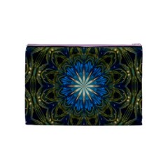 Bright Blue Star Cosmetic Bag (Medium) from ArtsNow.com Back