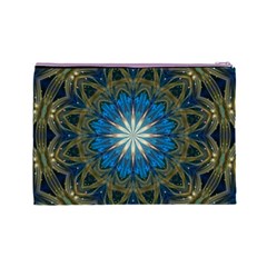 Bright Blue Star Cosmetic Bag (Large) from ArtsNow.com Back