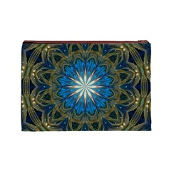 Bright Blue Star Cosmetic Bag (Large) from ArtsNow.com Back