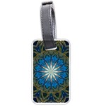 Bright Blue Star Luggage Tag (one side)