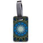 Bright Blue Star Luggage Tag (two sides)