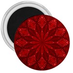 Red Quilt 3  Magnet