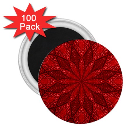 Red Quilt 2.25  Magnet (100 pack)  from ArtsNow.com Front