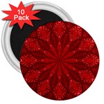 Red Quilt 3  Magnet (10 pack)