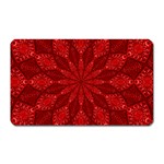 Red Quilt Magnet (Rectangular)