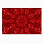 Red Quilt Postcard 5  x 7 