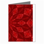 Red Quilt Greeting Card