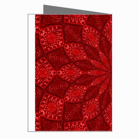 Red Quilt Greeting Card from ArtsNow.com Right