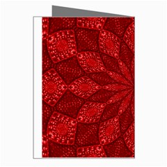 Red Quilt Greeting Card from ArtsNow.com Right