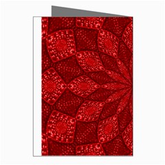 Red Quilt Greeting Cards (Pkg of 8) from ArtsNow.com Right