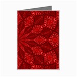 Red Quilt Mini Greeting Card