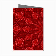 Red Quilt Mini Greeting Card from ArtsNow.com Right