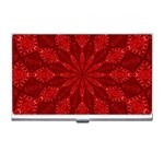 Red Quilt Business Card Holder