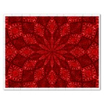 Red Quilt Jigsaw Puzzle (Rectangular)