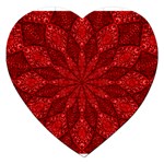 Red Quilt Jigsaw Puzzle (Heart)