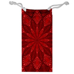 Red Quilt Jewelry Bag from ArtsNow.com Front