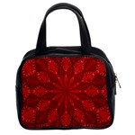 Red Quilt Classic Handbag (Two Sides)