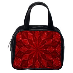 Red Quilt Classic Handbag (Two Sides) from ArtsNow.com Back