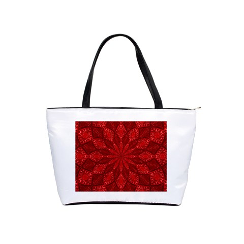 Red Quilt Classic Shoulder Handbag from ArtsNow.com Front