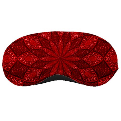 Red Quilt Sleeping Mask from ArtsNow.com Front