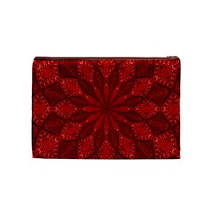 Red Quilt Cosmetic Bag (Medium) from ArtsNow.com Front