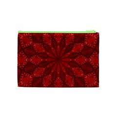 Red Quilt Cosmetic Bag (Medium) from ArtsNow.com Back