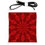 Red Quilt Shoulder Sling Bag