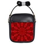 Red Quilt Girls Sling Bag