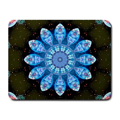 Baby Blue Flower Small Mousepad from ArtsNow.com Front