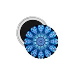 Baby Blue Flower 1.75  Magnet