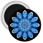 Baby Blue Flower 3  Magnet