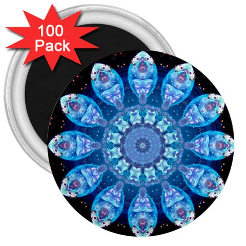 Baby Blue Flower 3  Magnet (100 pack) from ArtsNow.com Front