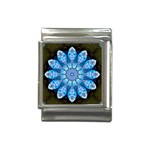 Baby Blue Flower Italian Charm (13mm)