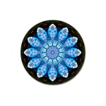 Baby Blue Flower Magnet 3  (Round)