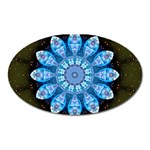 Baby Blue Flower Magnet (Oval)