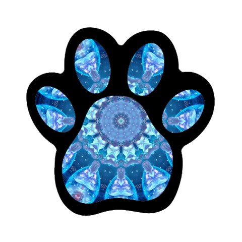 Baby Blue Flower Magnet (Paw Print) from ArtsNow.com Front