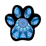 Baby Blue Flower Magnet (Paw Print)