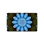 Baby Blue Flower Magnet (Name Card)