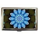 Baby Blue Flower Cigarette Money Case