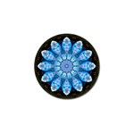 Baby Blue Flower Golf Ball Marker