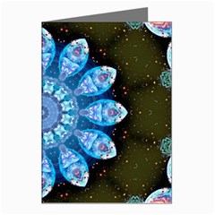 Baby Blue Flower Greeting Cards (Pkg of 8) from ArtsNow.com Left