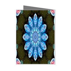 Baby Blue Flower Mini Greeting Cards (Pkg of 8) from ArtsNow.com Left