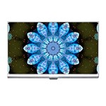 Baby Blue Flower Business Card Holder