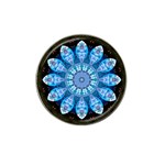 Baby Blue Flower Hat Clip Ball Marker