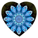 Baby Blue Flower Jigsaw Puzzle (Heart)