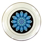 Baby Blue Flower Porcelain Plate