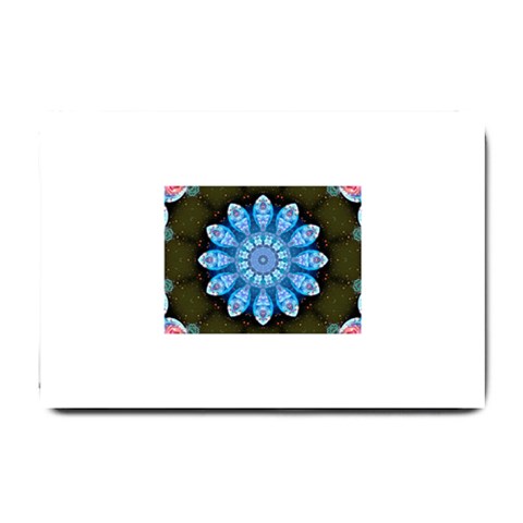 Baby Blue Flower Small Doormat from ArtsNow.com 24 x16  Door Mat