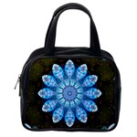 Baby Blue Flower Classic Handbag (One Side)