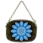 Baby Blue Flower Chain Purse (One Side)